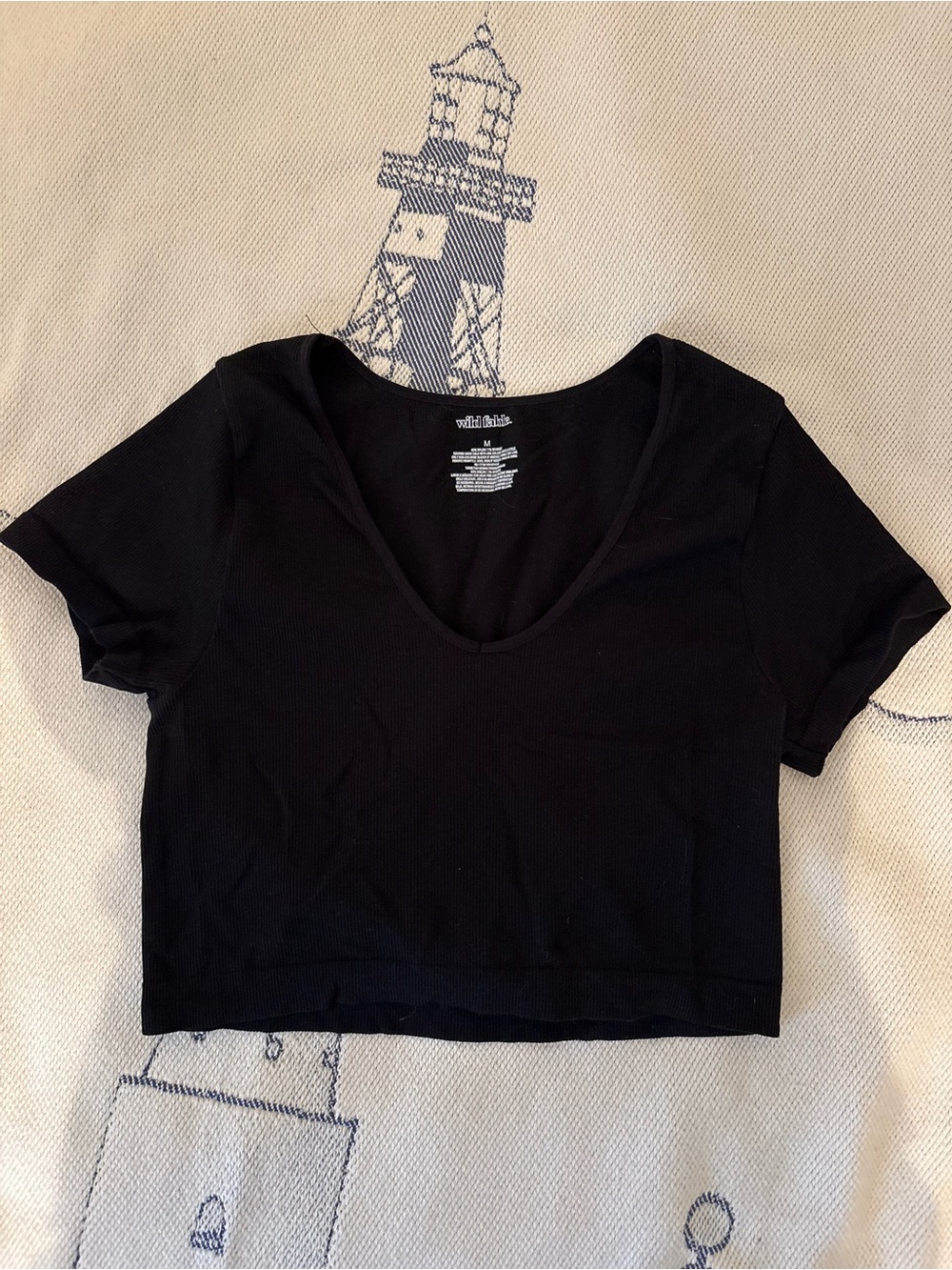 Ribbed crop top
